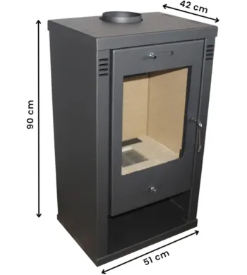 BALKAN ENERGY wood stove, Talon model, Power 7kW