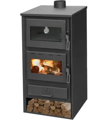 Lyssia 12 kW Sannover wood stove with oven