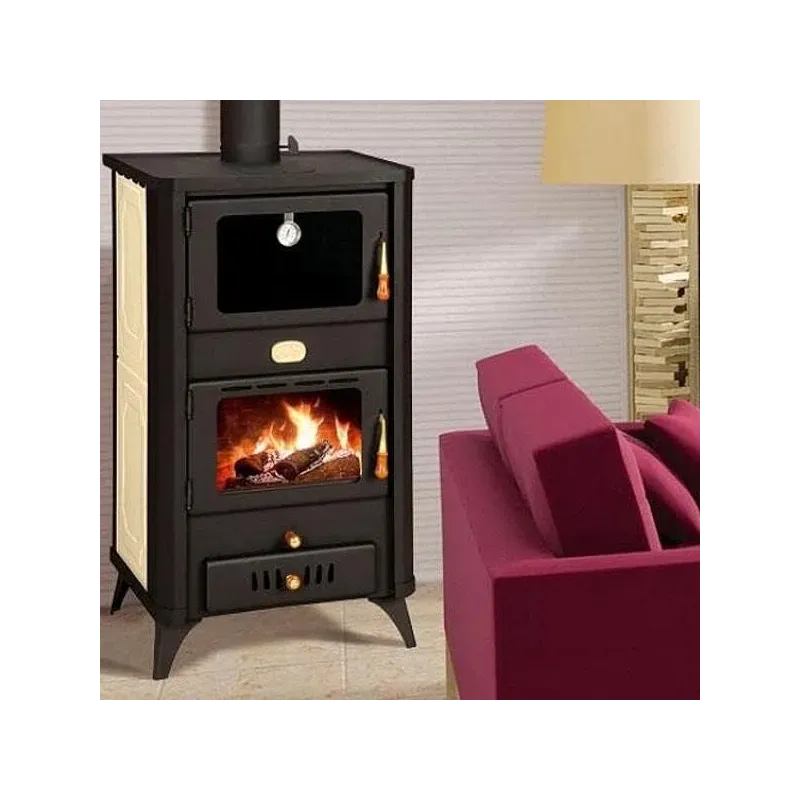 Prity FG W18R Wood burning stove with integrated cooking oven, 23 kW