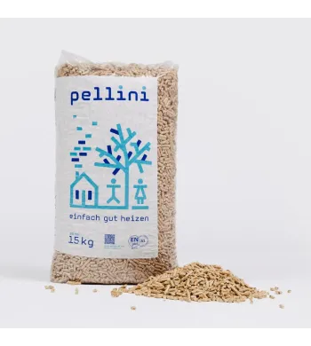 Pellini wood pellets bag pallet 990kg