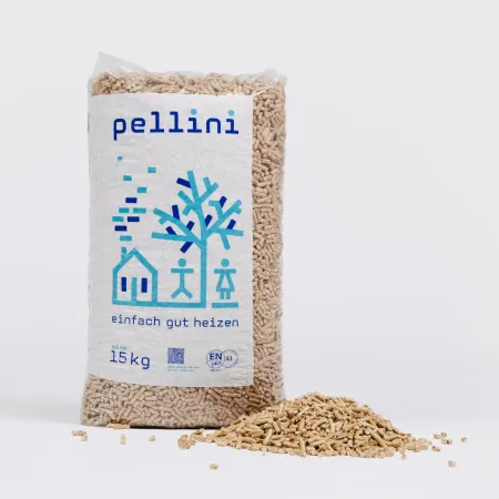 Pellini wood pellets bag pallet 990kg