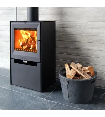 Poêle à bois ADURO 14 noir, 9 kW