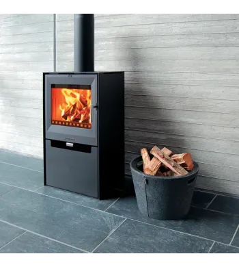 Poêle à bois ADURO 14 noir, 9 kW