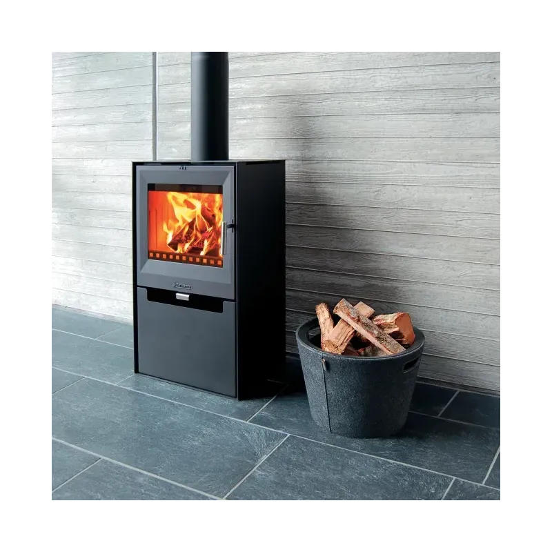 Poêle à bois ADURO 14 noir, 9 kW