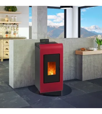 Kiara 8 kW Pellet Stove + Ventouse Kit