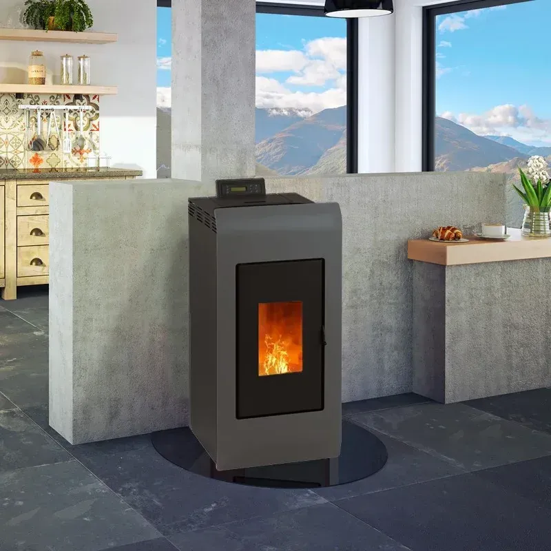 Kiara 8 kW Pellet Stove + Ventouse Kit