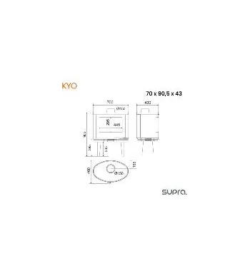 Poêle à bois Supra - KYO 10kw